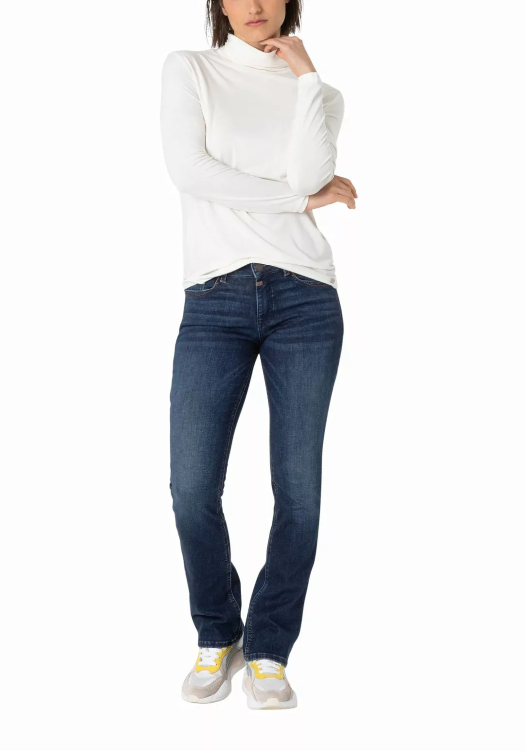 TIMEZONE Damen Jeans SLIM LISATZ - Slim Fit - Blau - Neat Deep Blue Wash günstig online kaufen