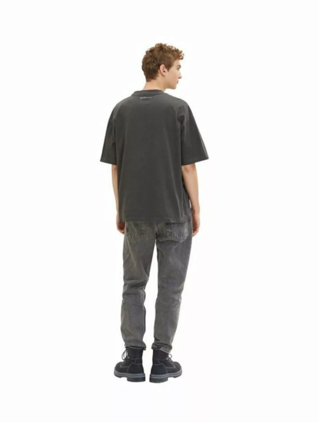 TOM TAILOR Denim T-Shirt OVERSIZED GARMENTDYE (1-tlg) aus Baumwolle günstig online kaufen