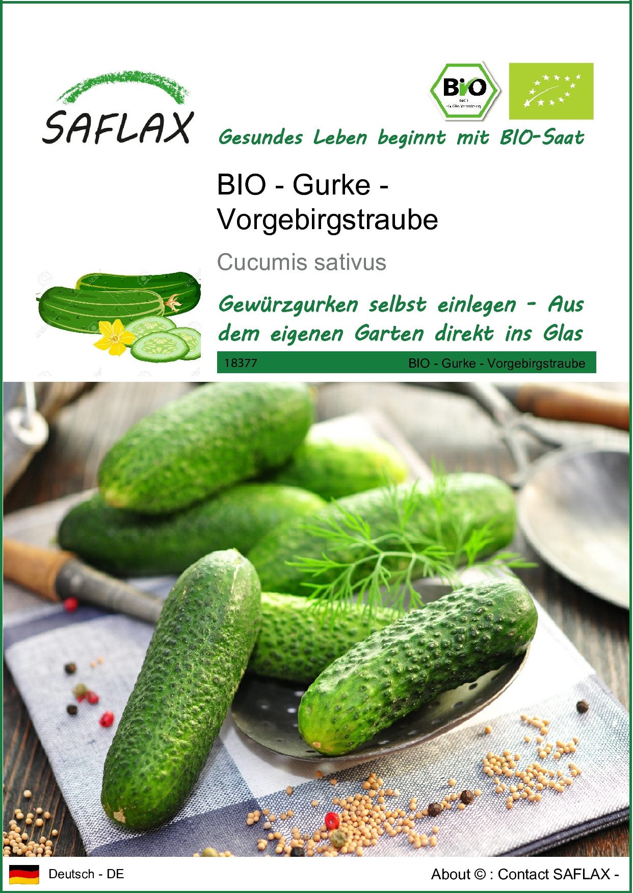 SAFLAX Gemüsesamen SAFLAX - Samen - günstig online kaufen