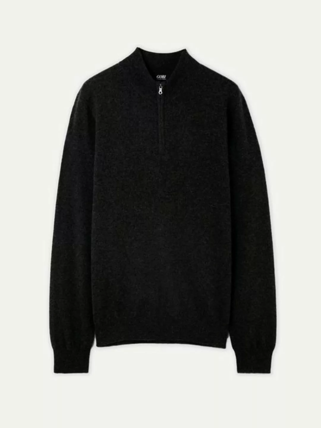 GOBI Cashmere Polokragenpullover Kaschmirpullover mit Halbreißverschluss günstig online kaufen