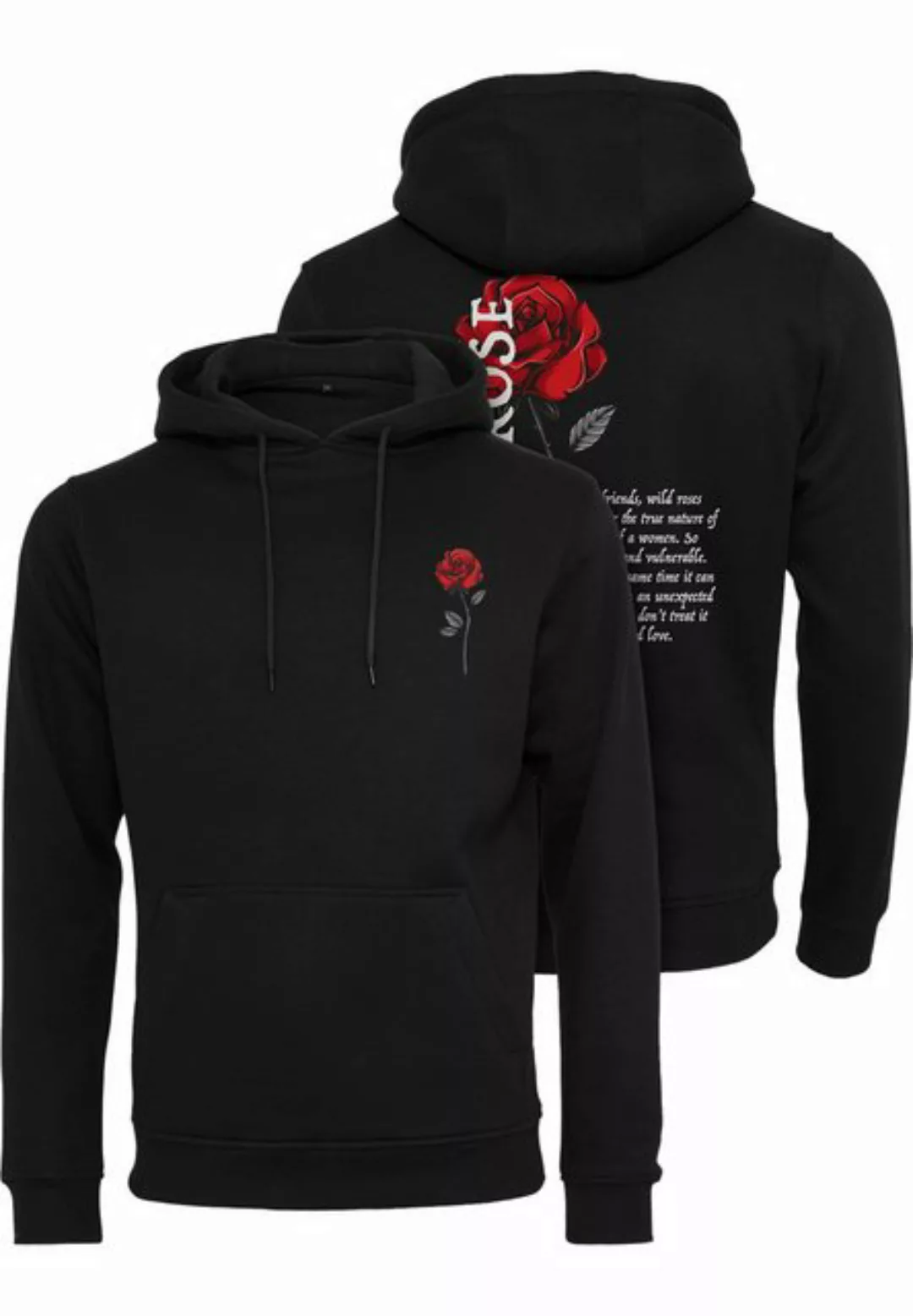 MisterTee Kapuzensweatshirt MisterTee Herren Wild Rose Hoody (1-tlg) günstig online kaufen