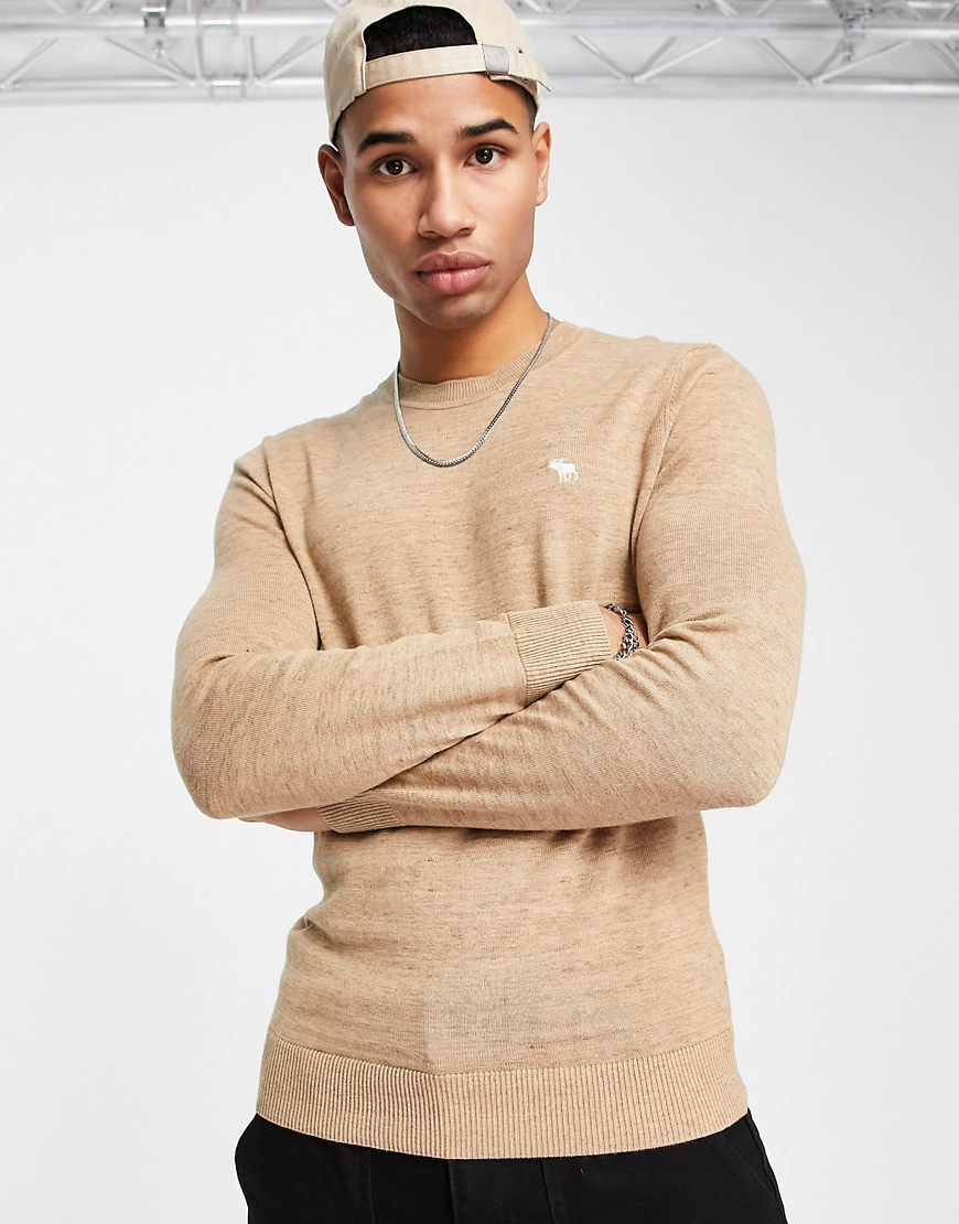 Abercrombie & Fitch – Sweatshirt in Weiß günstig online kaufen