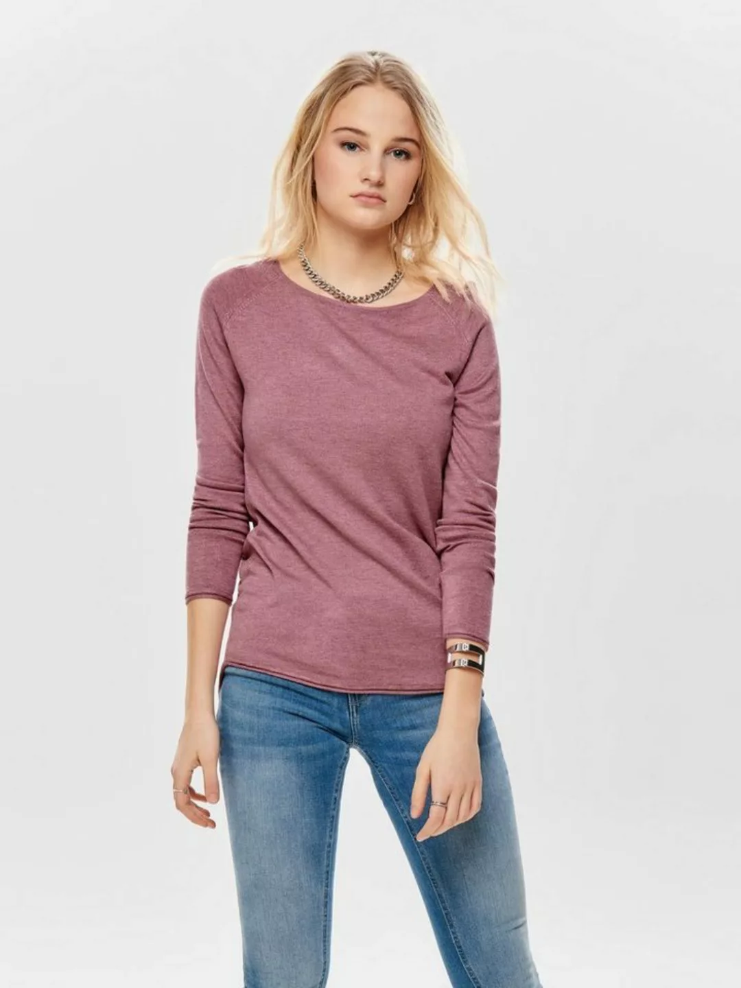 ONLY Longpullover ONLMILA LACY L/S LONG PULLOVER KNT NOOS günstig online kaufen