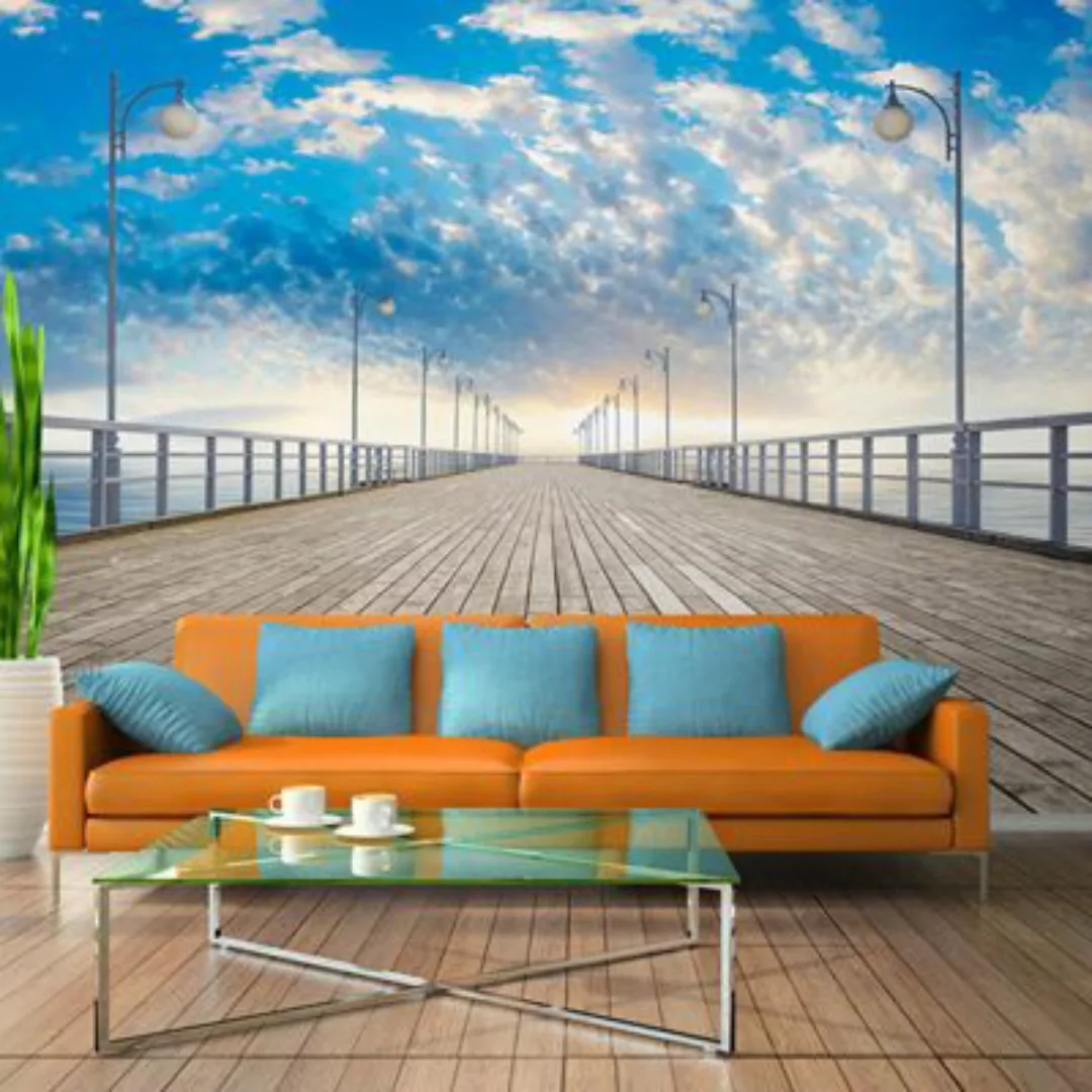 artgeist Fototapete Pier mehrfarbig Gr. 250 x 175 günstig online kaufen
