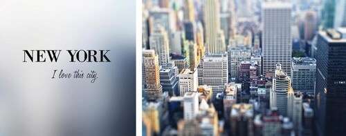 queence Leinwandbild "New York", (Set), 2er-Set günstig online kaufen