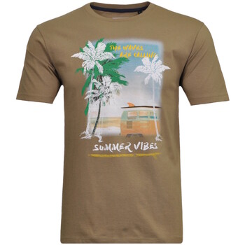 Ragman  T-Shirt Shirt Rundhals-T-Shirt aus Baumwolle mit Print günstig online kaufen