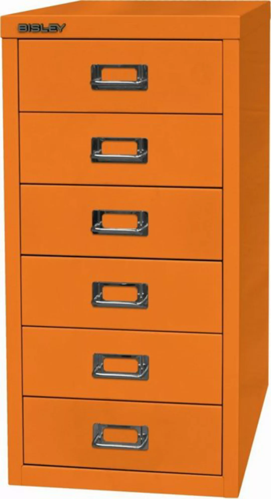 Bisley Aktenschrank Schubladenschrank MultiDrawer Serie 29 A4 6 Schübe oran günstig online kaufen