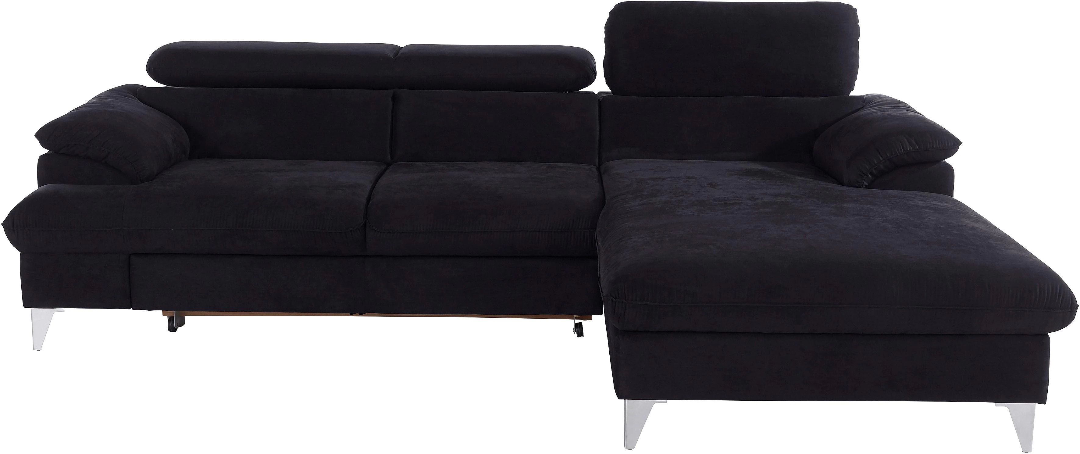 COTTA Ecksofa "Caluso L-Form", mit Kopfteilverstellung, wahlweise mit Bettf günstig online kaufen