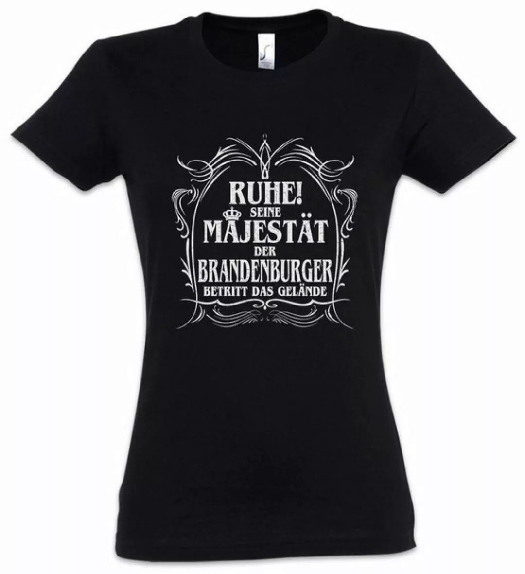 Urban Backwoods Print-Shirt Seine Majestät Der Brandenburger Damen T-Shirt günstig online kaufen