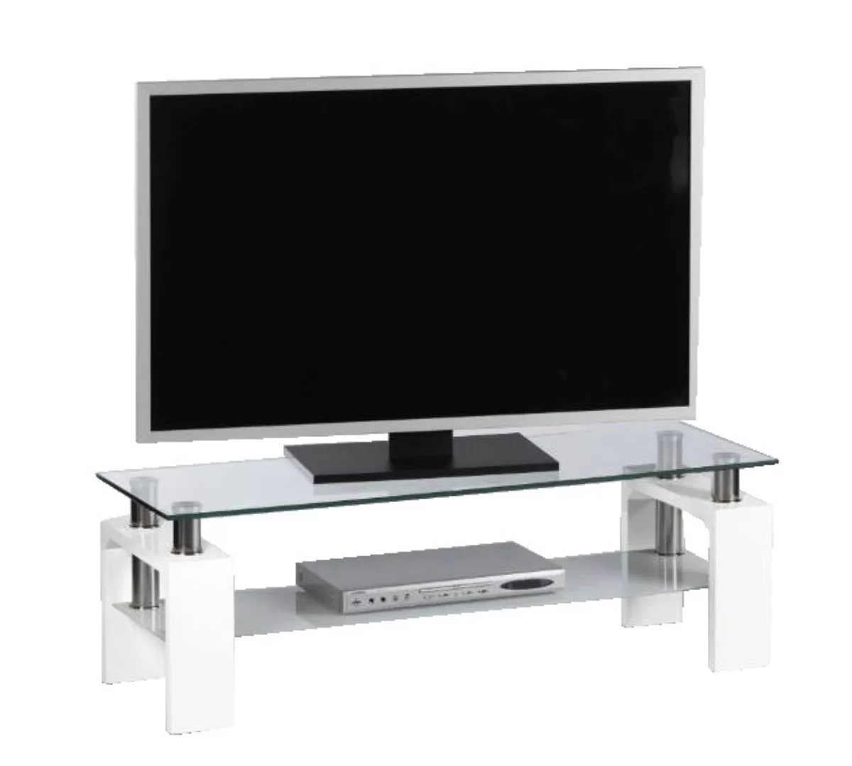 TV-Lowboard  Pella - weiß - 120 cm - 42 cm - 40 cm - Sconto günstig online kaufen