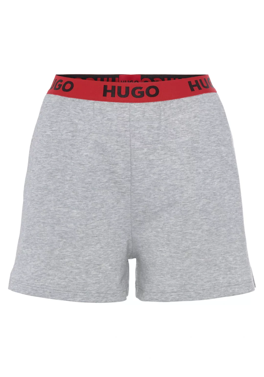 HUGO Sweatshorts SPORTY LOGO_SHORTS 10249156 01 mit Hugo Logo-Elastikbund günstig online kaufen