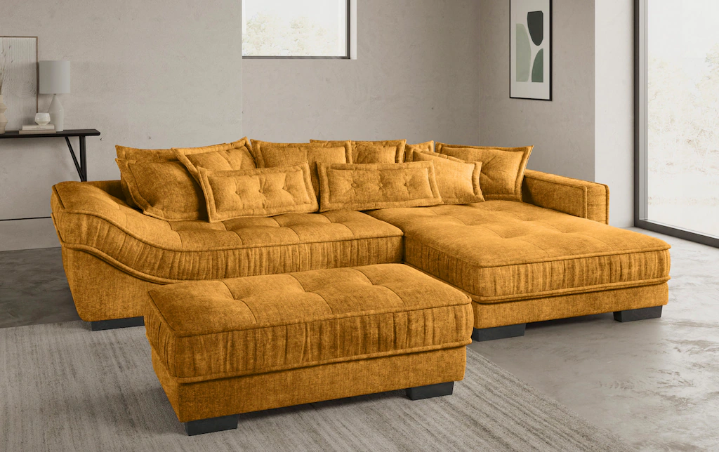 INOSIGN Ecksofa "Diwan II DuraFlex", DuraFlex-Kaltschaumpolsterung, bis 140 günstig online kaufen