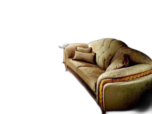 Xlmoebel 2-Sitzer Edles Designer-Zweisitzer Sofa gepolstert im Jugendstil T günstig online kaufen