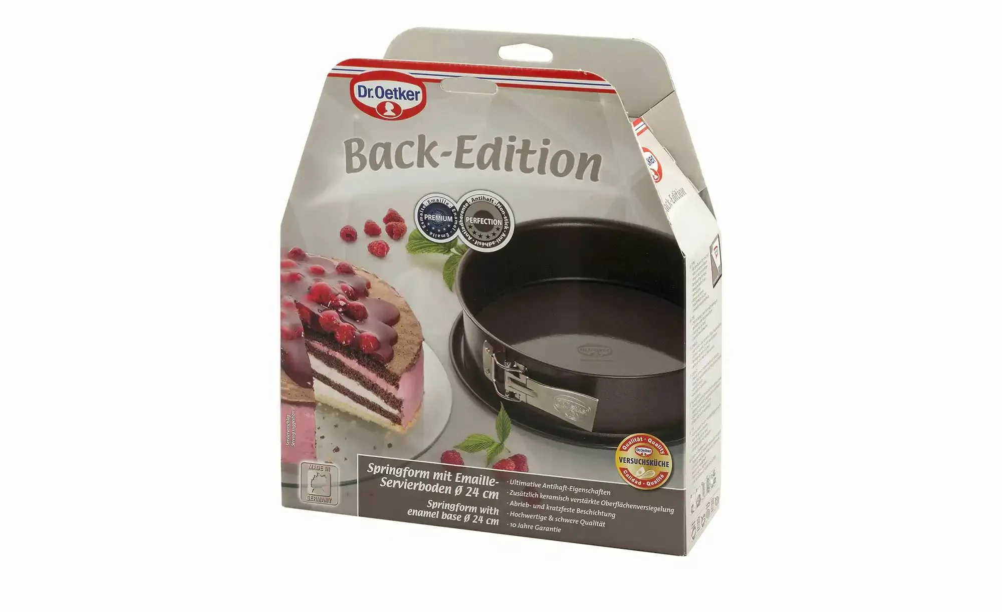 Dr. Oetker Springform  Back-Edition ¦ grau ¦ Stahlblech ¦ Maße (cm): H: 8 günstig online kaufen