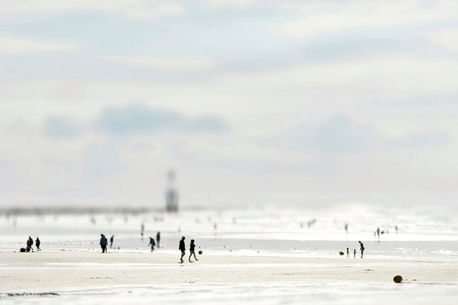 queence Acrylglasbild "Ebbe", Strand-Strandbilder-Meer-Meer Bilder, Fine Ar günstig online kaufen