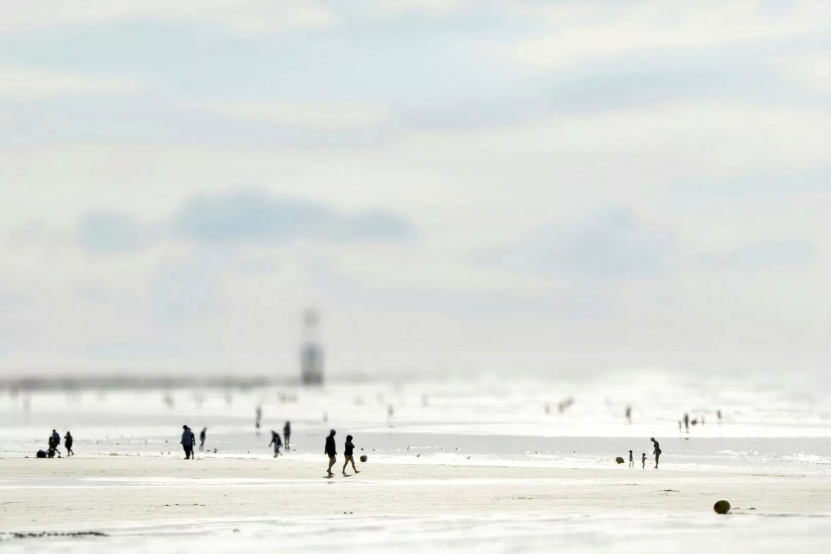 queence Acrylglasbild "Ebbe", Strand-Strandbilder-Meer-Meer Bilder, Fine Ar günstig online kaufen