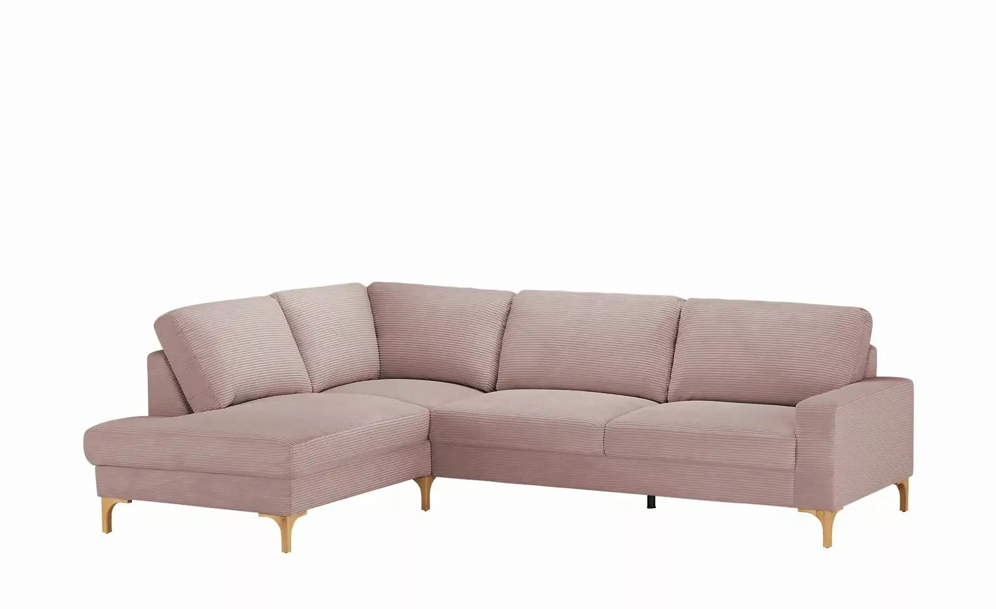 Gray & Jones Cord-Sofa  Capa ¦ rosa/pink ¦ Maße (cm): B: 276 H: 86 T: 200 P günstig online kaufen