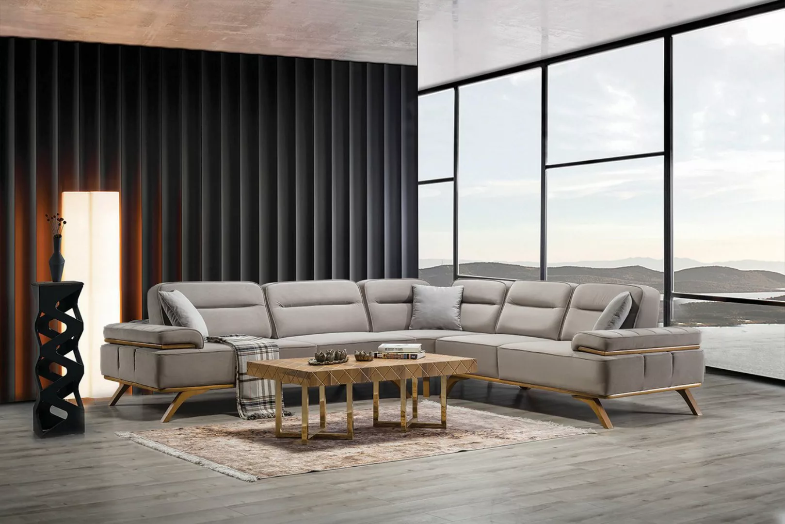 Viva Möbel Sofa DORA, Luxuriöses und elegantes Design mit optimaler Bequeml günstig online kaufen