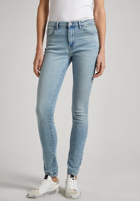 Pepe Jeans Skinny-fit-Jeans, in Used-Optik günstig online kaufen