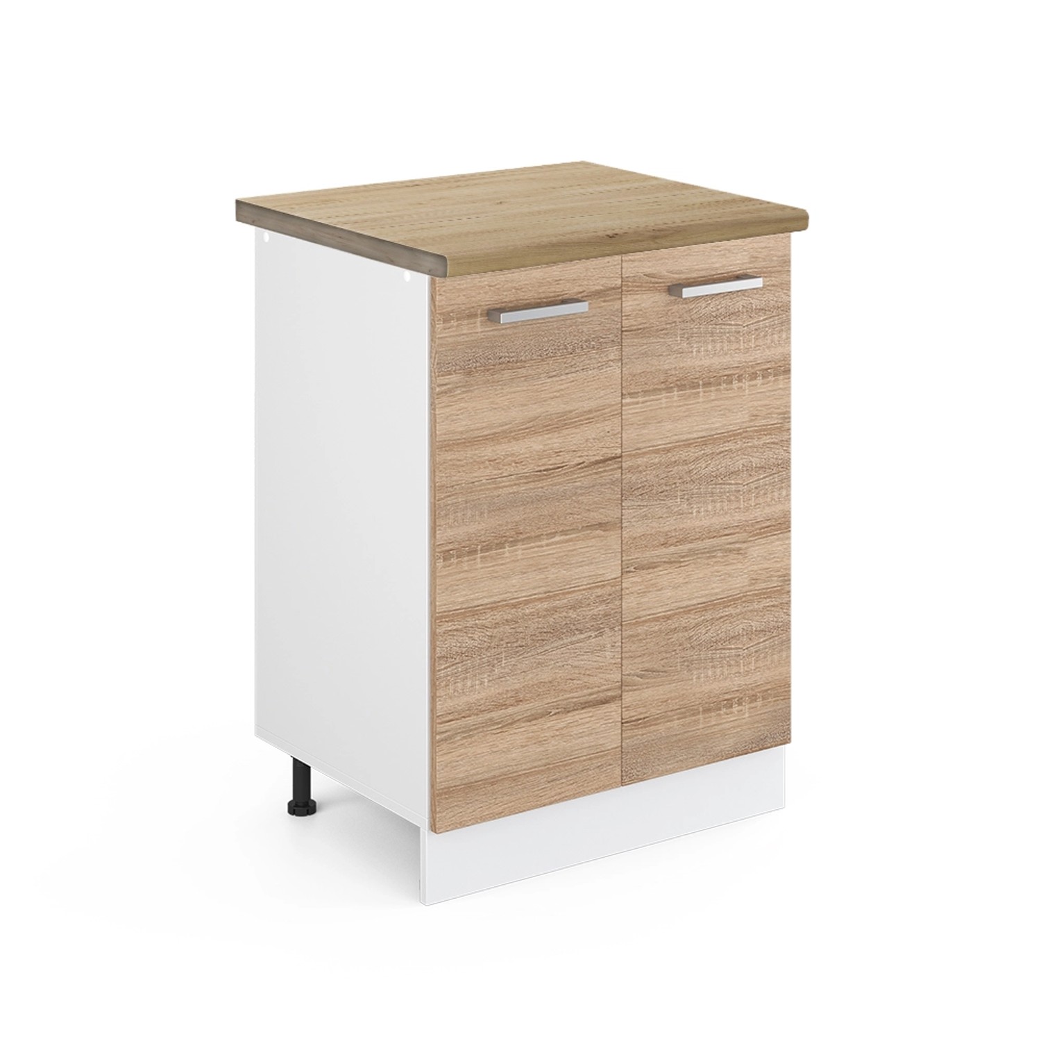 Vicco Unterschrank R-Line, Sonoma/Weiß, 60 cm, günstig online kaufen