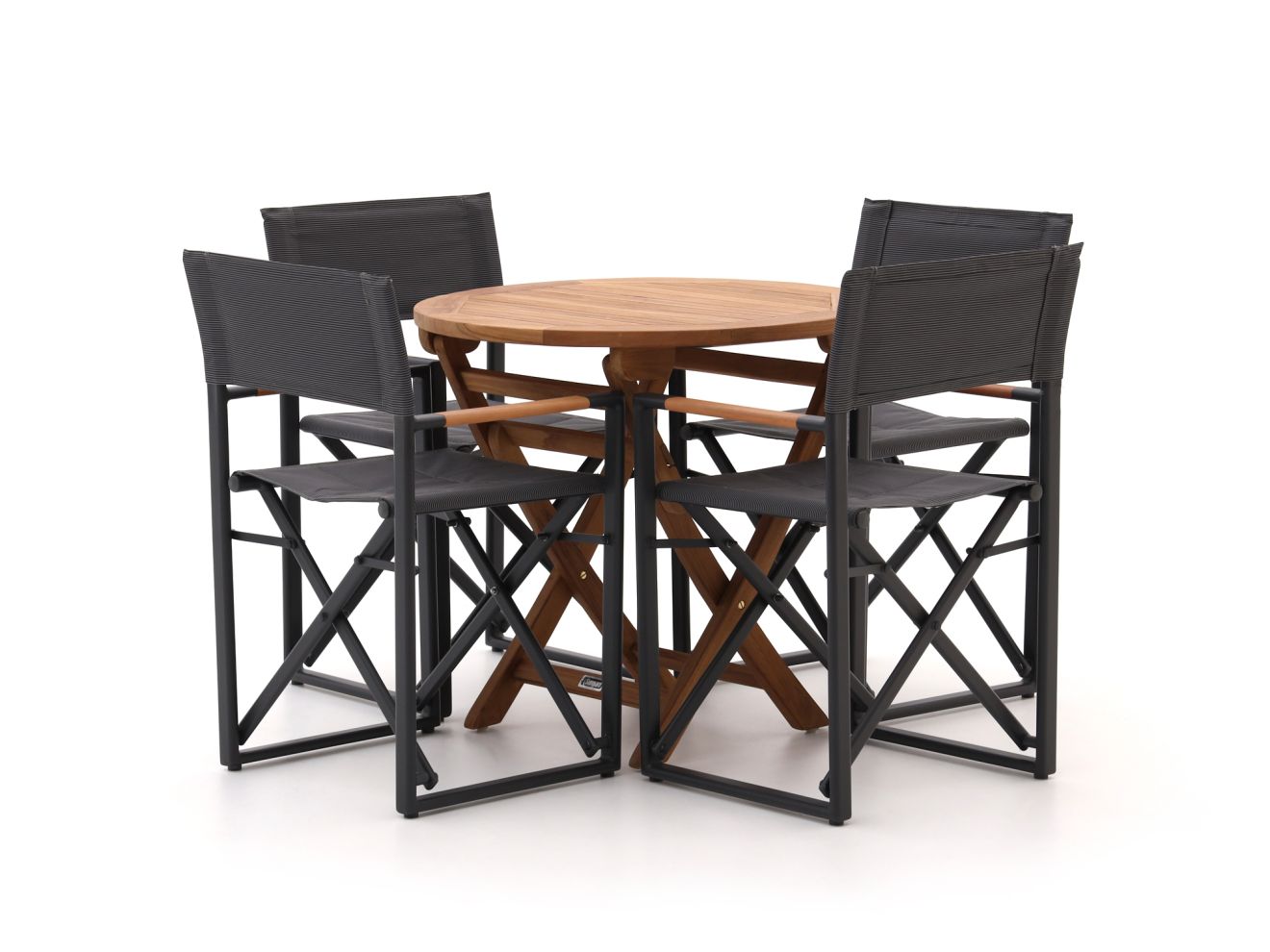 Bellagio Pasolini/Preston ø 80 cm Gartenmöbel-Set 5-Teilig inklapbaar günstig online kaufen