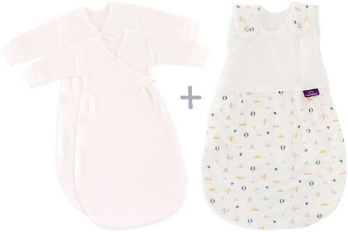 Träumeland Babyschlafsack »3tlg. Set LIEBMICH, Design BrummBrumm«, (3 tlg.) günstig online kaufen