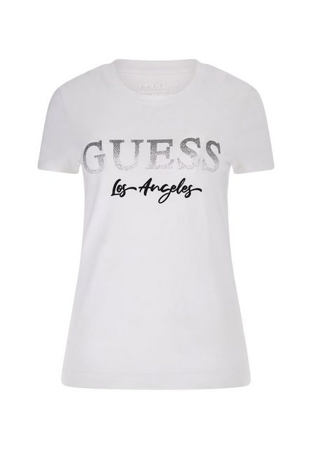 Guess T-Shirt T-Shirt SS CN Logo Micro Studs Kurzarmshirt (1-tlg) günstig online kaufen