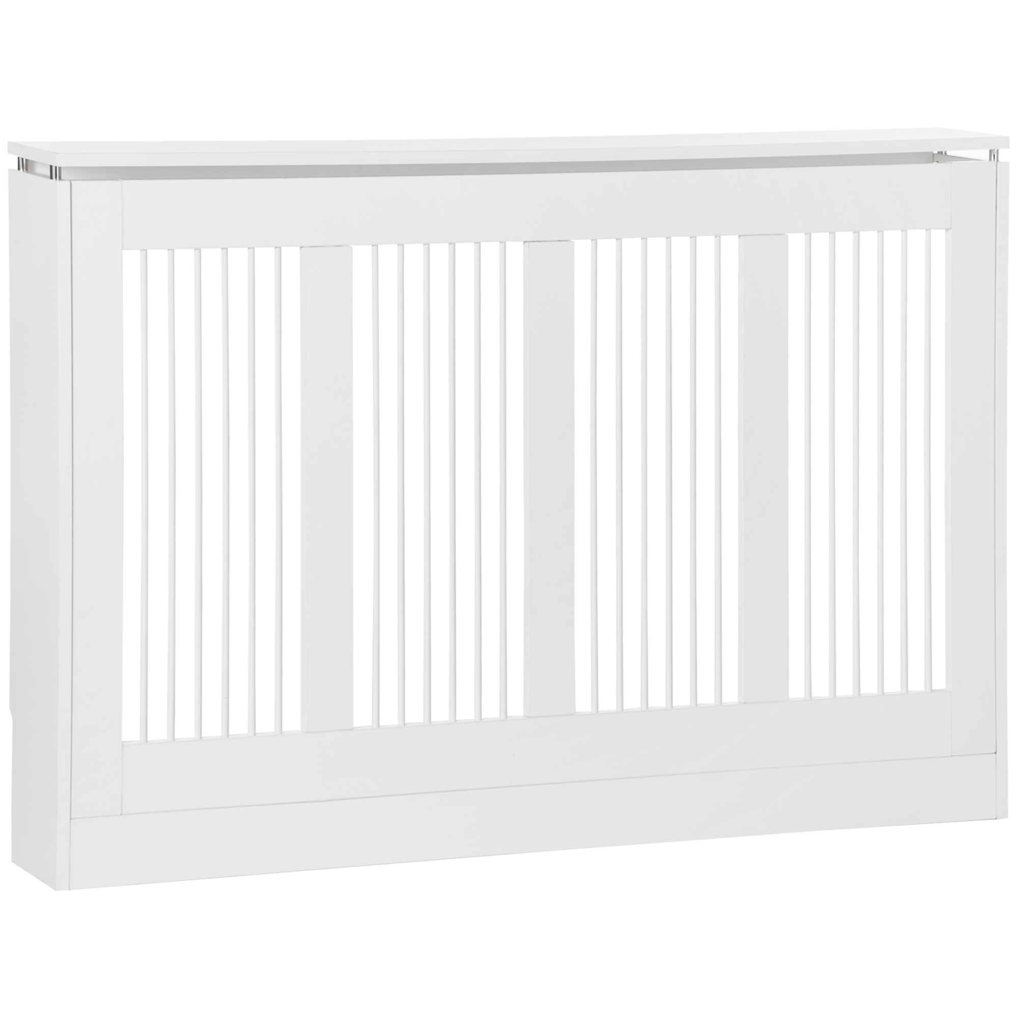 HOMCOM Heizkörperverkleidung Heizungsabdeckung 120 x 18 x 84 cm für Wohnzim günstig online kaufen