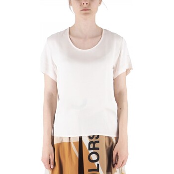 Ko Samui Tailors  T-Shirts & Poloshirts Cremefarbenes T-Shirt mit lockerer günstig online kaufen