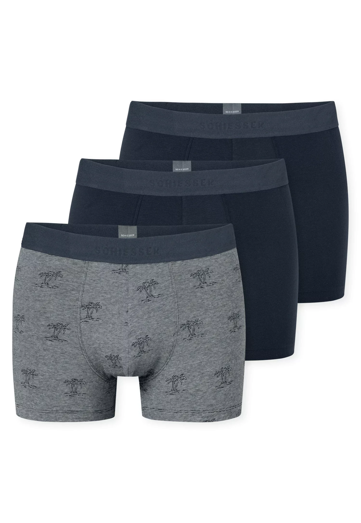 Schiesser Boxershorts ""95/5"", (3er Pack), mit softem Logo-Webgummibund günstig online kaufen