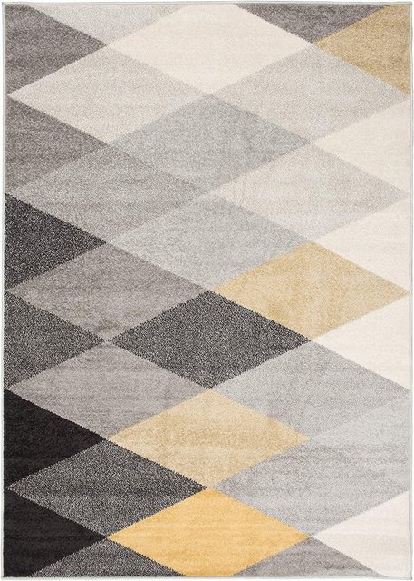 Teppich LAZUR_Geometric, Mazovia, 80x150, Geometrisch, Modern, Kurzflor, Ge günstig online kaufen