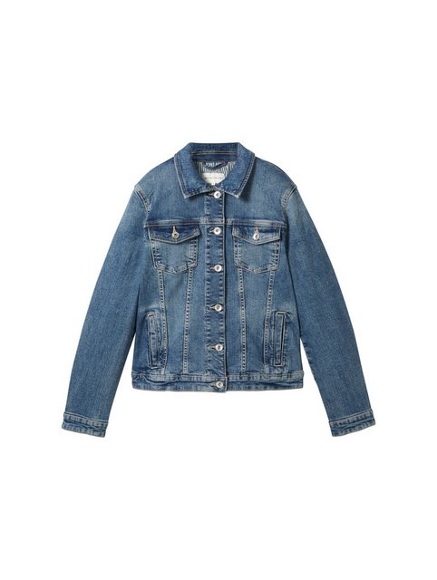 Tom Tailor Denim Damen Jeansjacke EASY DENIM JACKET - Regular Fit günstig online kaufen