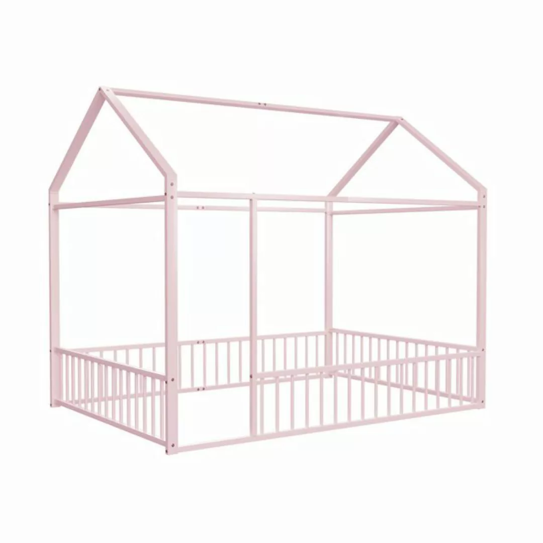 Rutaqian Kinderbett Hausbett Etagenbett Doppelbett 140 X 200 Metallbett Hau günstig online kaufen