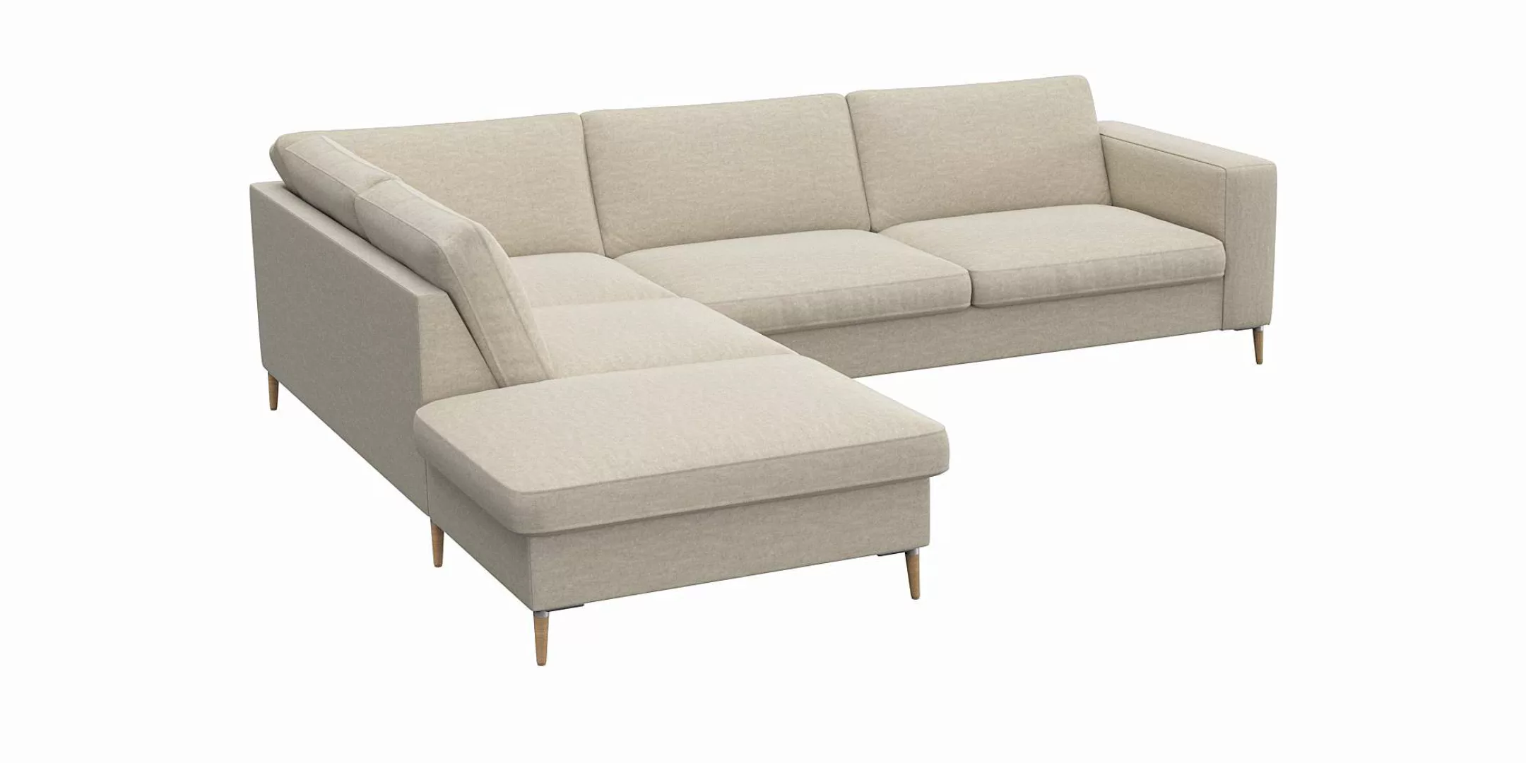 FLEXLUX Ecksofa »Fiore, Sitzaufbau mit hochwertigem Kaltschaum für mehr Sit günstig online kaufen