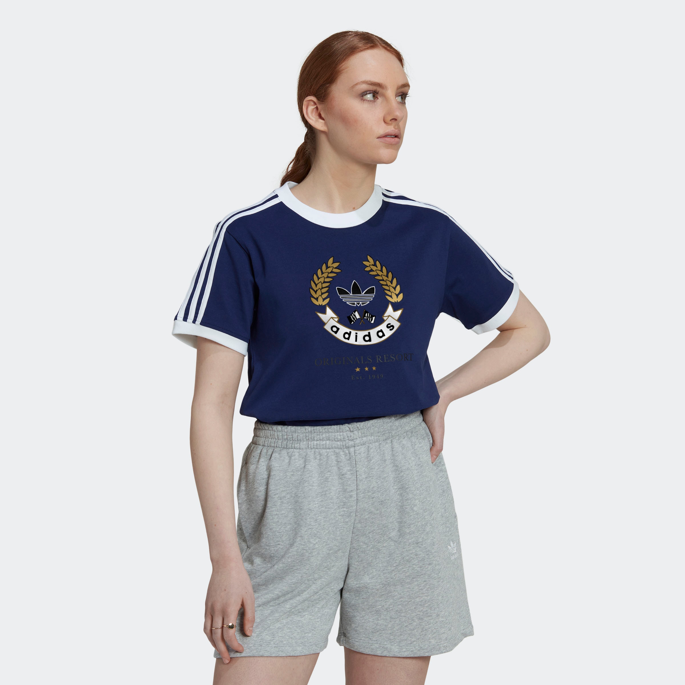 adidas Originals T-Shirt "CREST GRAPHIC" günstig online kaufen