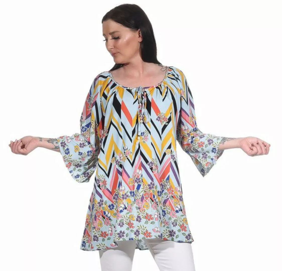 Aurela Damenmode Oversize-Shirt Damen Bluse leichtes Strandshirt sommerlich günstig online kaufen