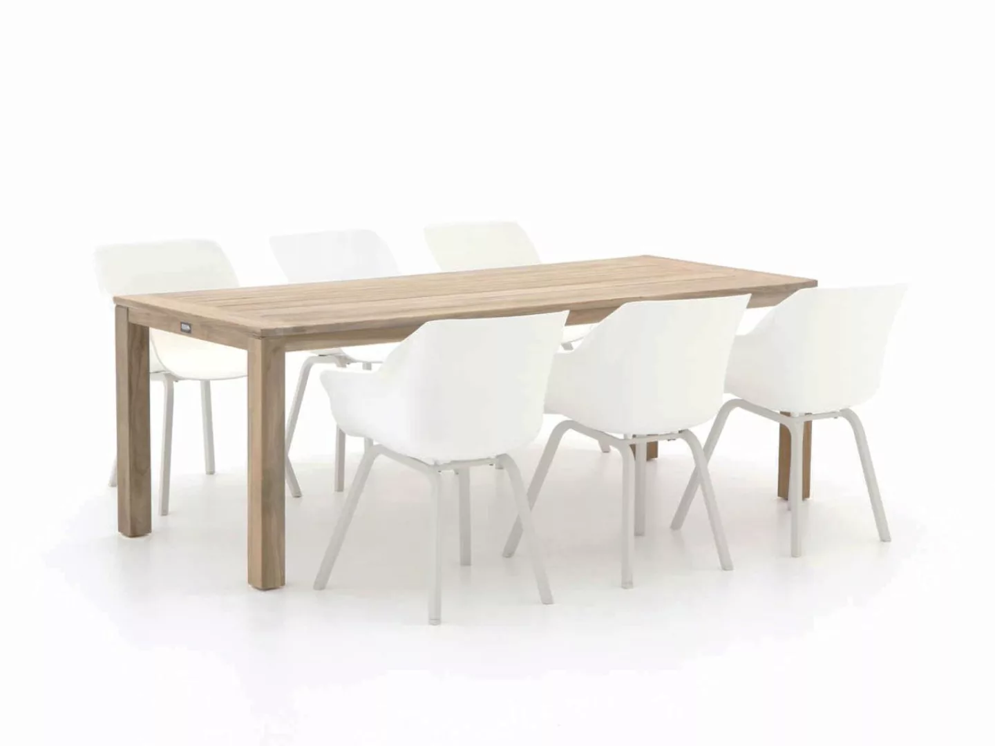 Hartman Sophie Element/ROUGH-S 220 cm Gartenmöbel-Set 7-teilig günstig online kaufen
