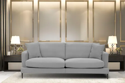 Leonique 3-Sitzer "Cozy elegantes Designsofa, Maße B/T/H: 211/97/80 cm", mi günstig online kaufen
