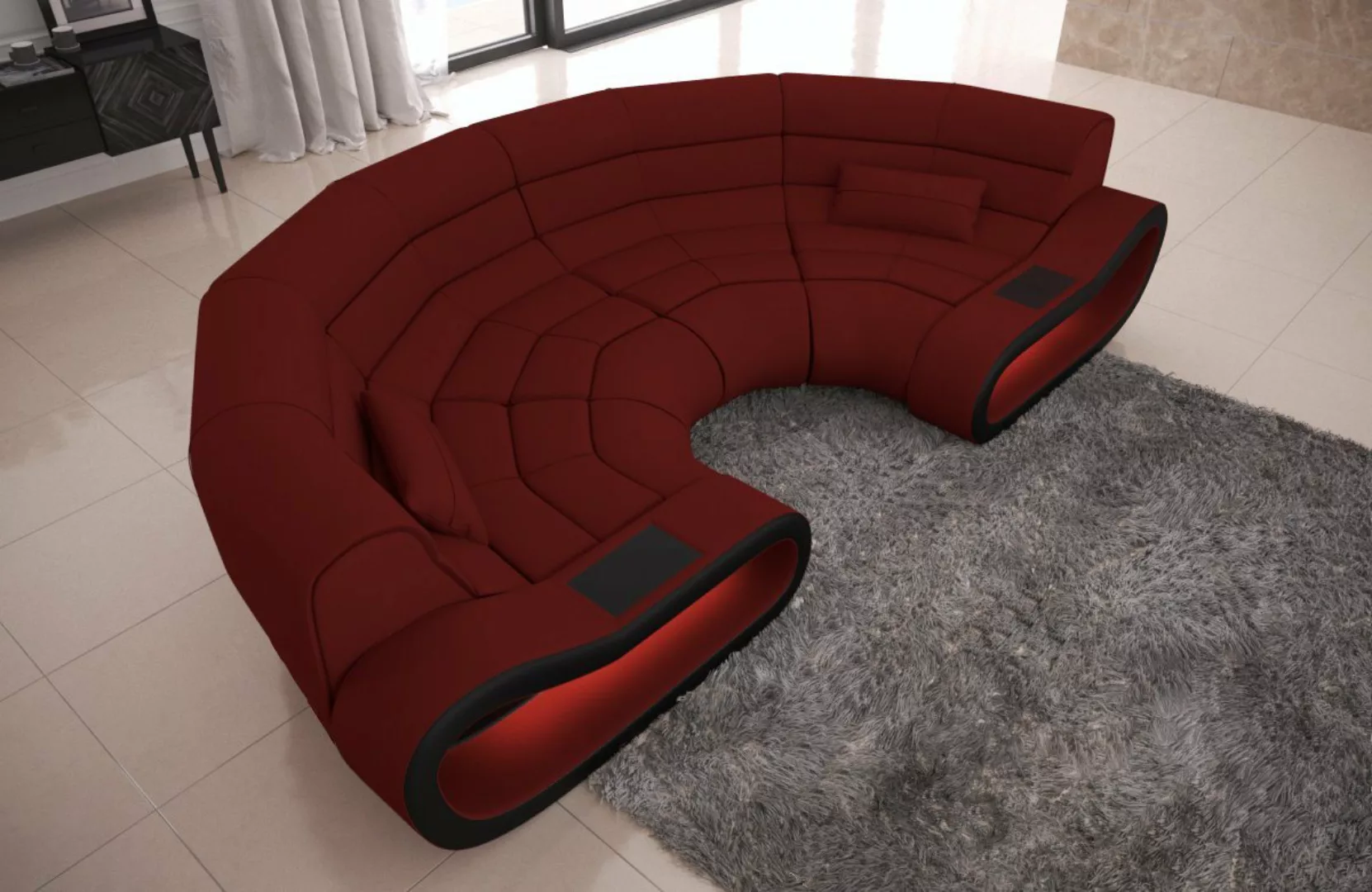 Sofa Dreams Ecksofa Bigsofa Couch Polster Sofa Stoff Concept Stoffsofa, Des günstig online kaufen