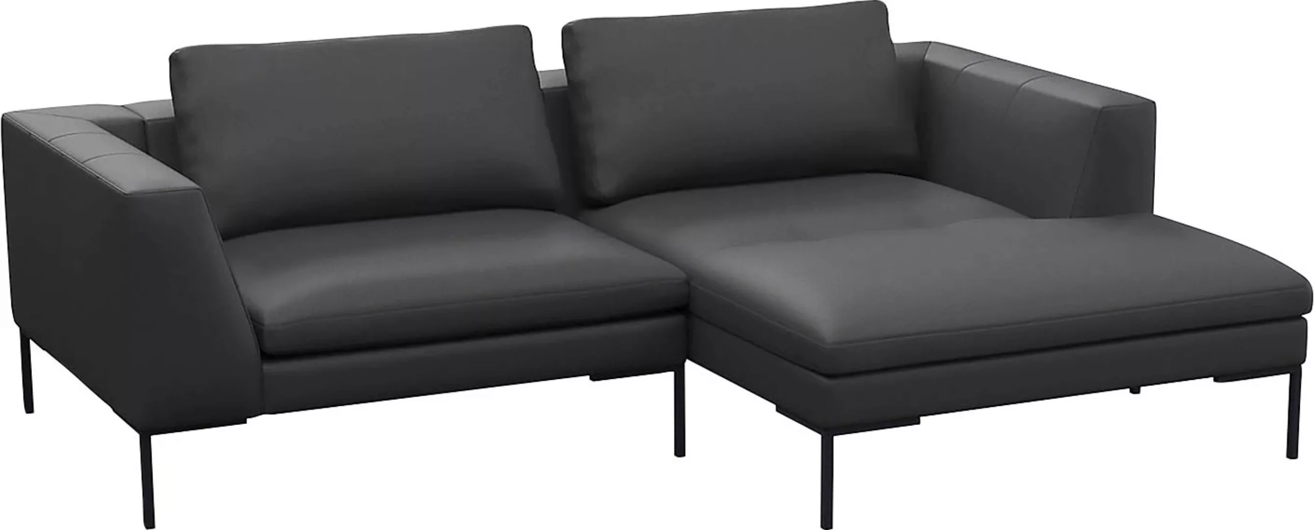 FLEXLUX Ecksofa »Loano, superbequemer Sitzkomfort durch Kaltschaum im Sitz, günstig online kaufen