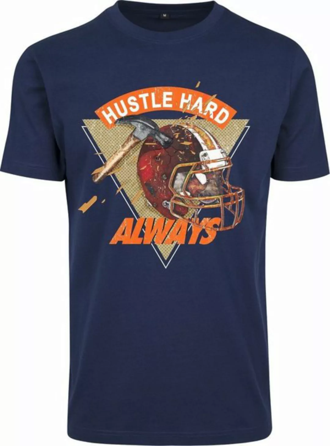 MisterTee Kurzarmshirt "MisterTee Herren Hustle Hard Always Tee", (1 tlg.) günstig online kaufen