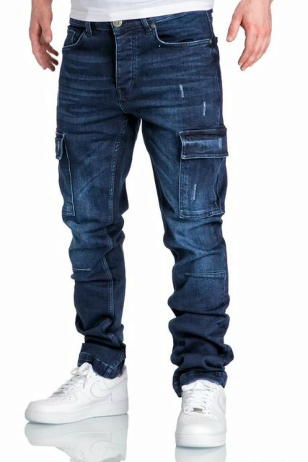 Amaci&Sons Straight-Jeans MIAMI Regular Slim Cargo Jeans günstig online kaufen