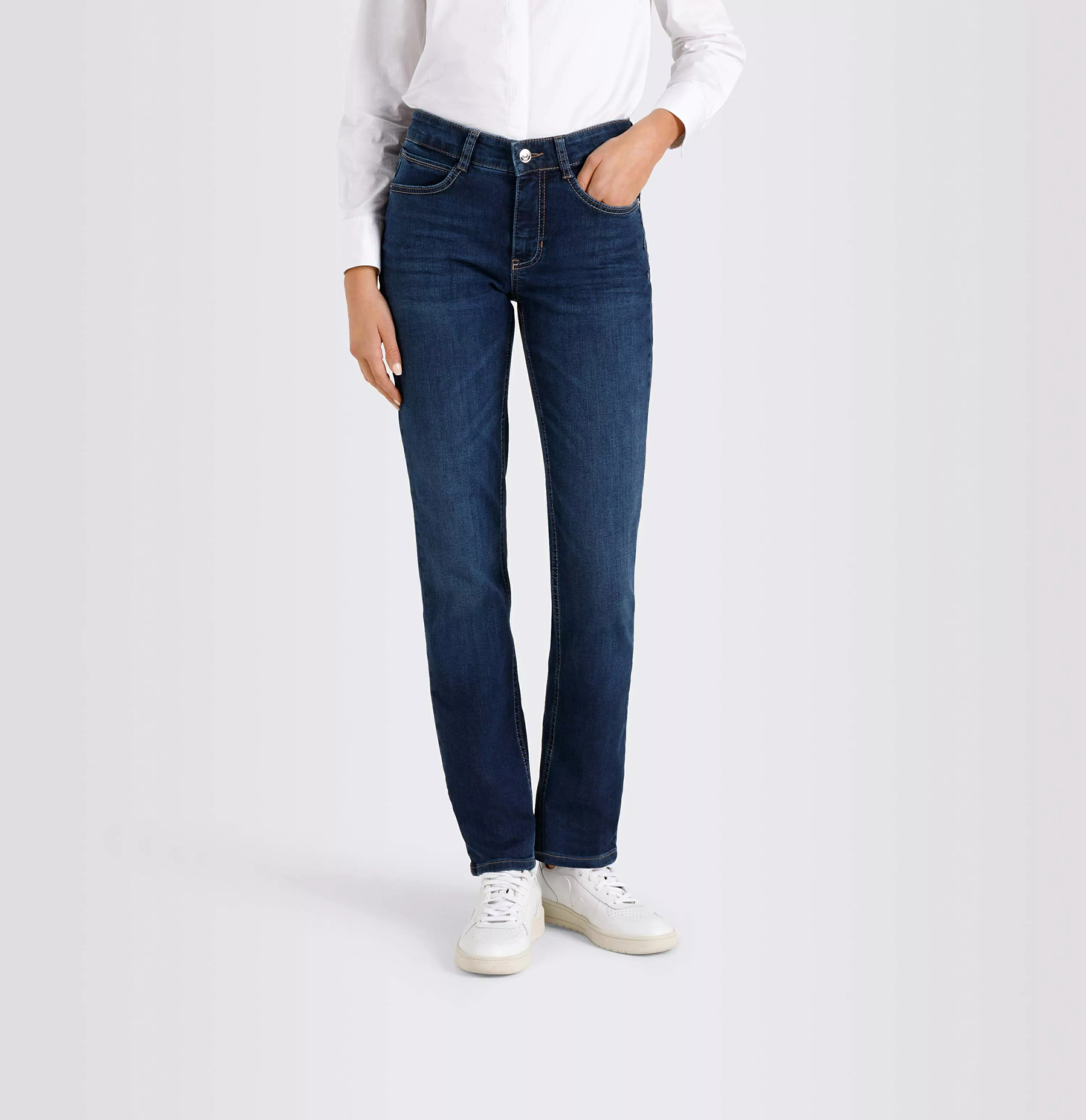 MAC Stretch-Jeans "Angela", schmal geschnitten günstig online kaufen