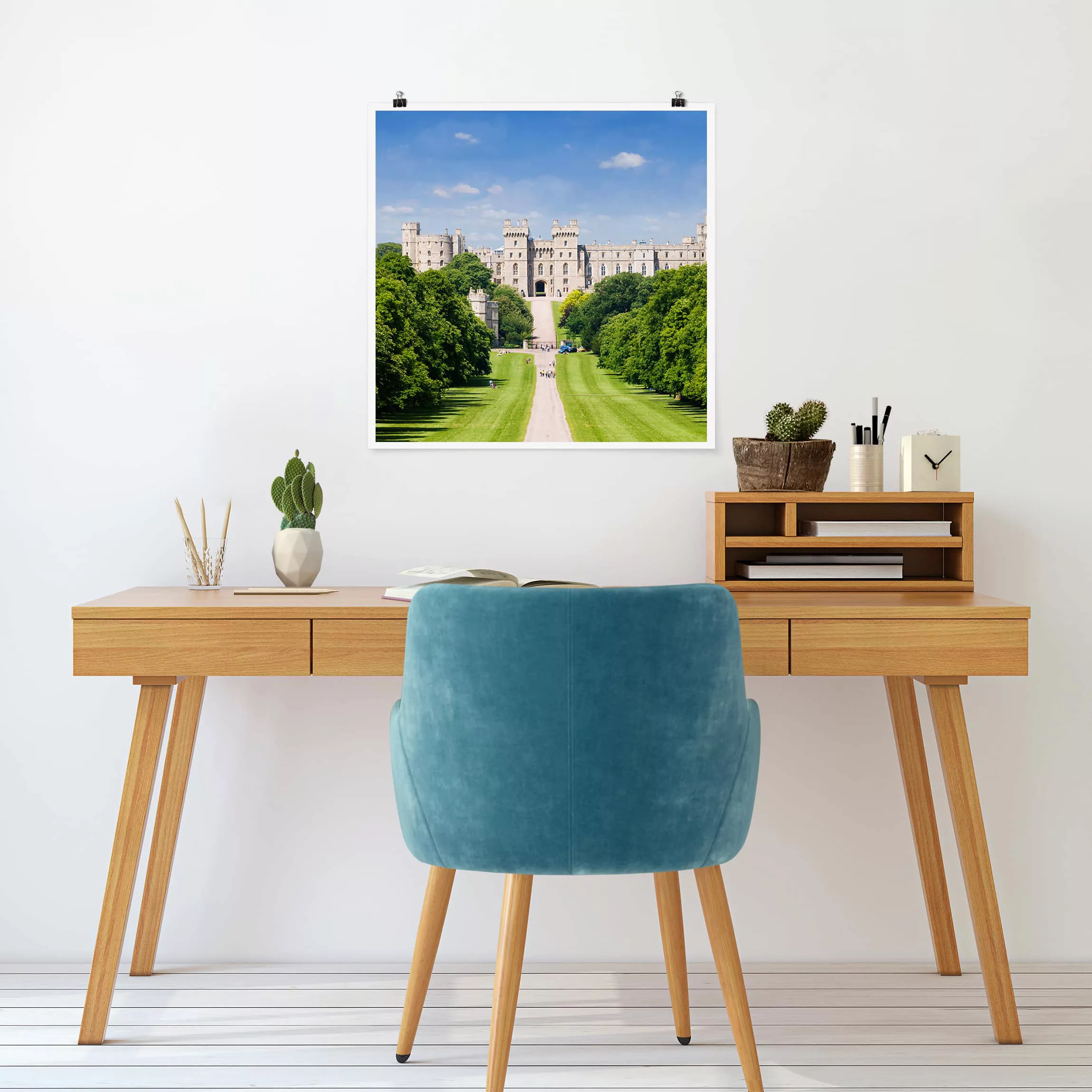 Poster - Quadrat Windsor Castle günstig online kaufen