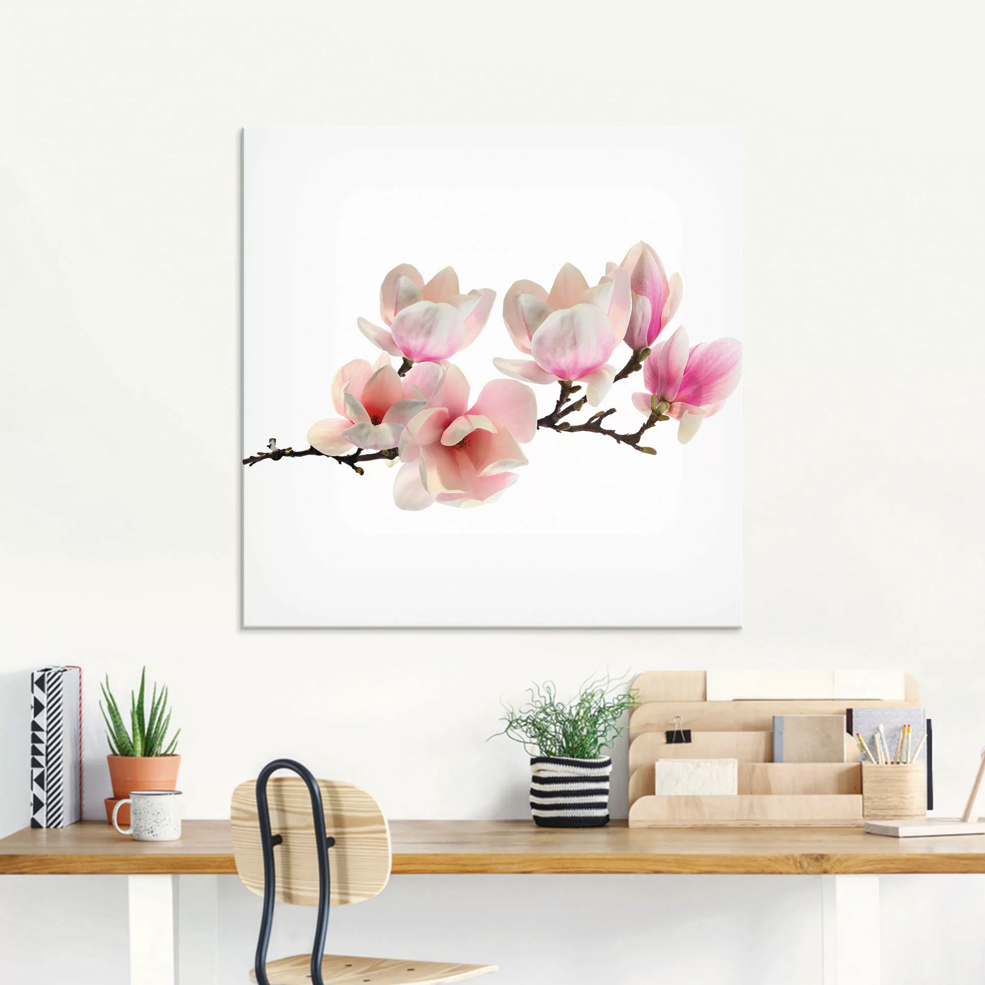 Artland Glasbild »Magnolie«, Blumen, (1 St.) günstig online kaufen