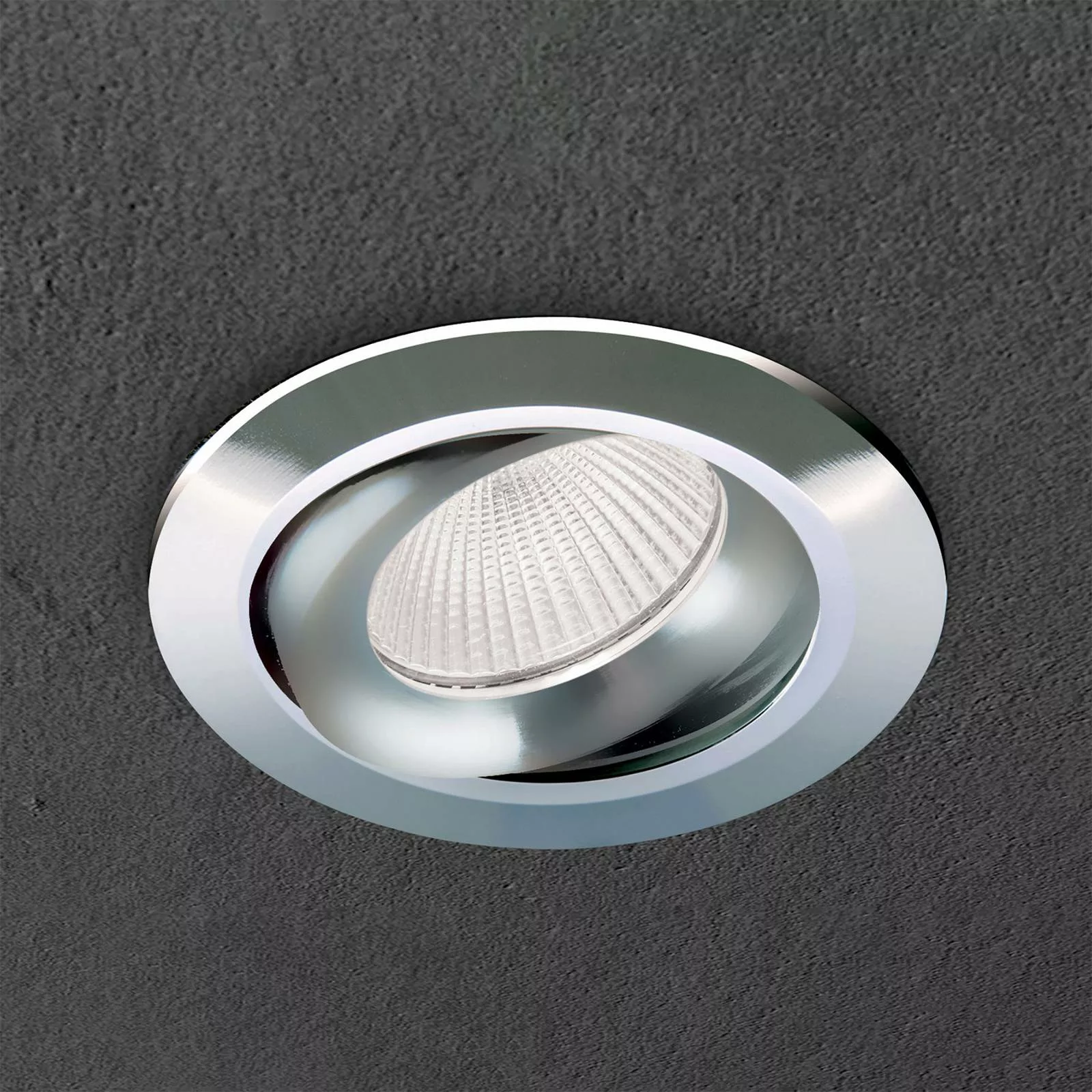 Einbauspot Choice, Aluminium, schwenkbar, chrom günstig online kaufen