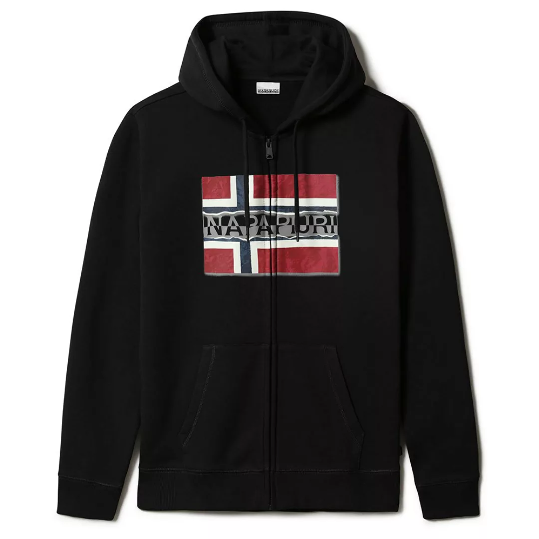 Napapijri Bench Fzh Sweatshirt Mit Reißverschluss 2XL Black 041 günstig online kaufen