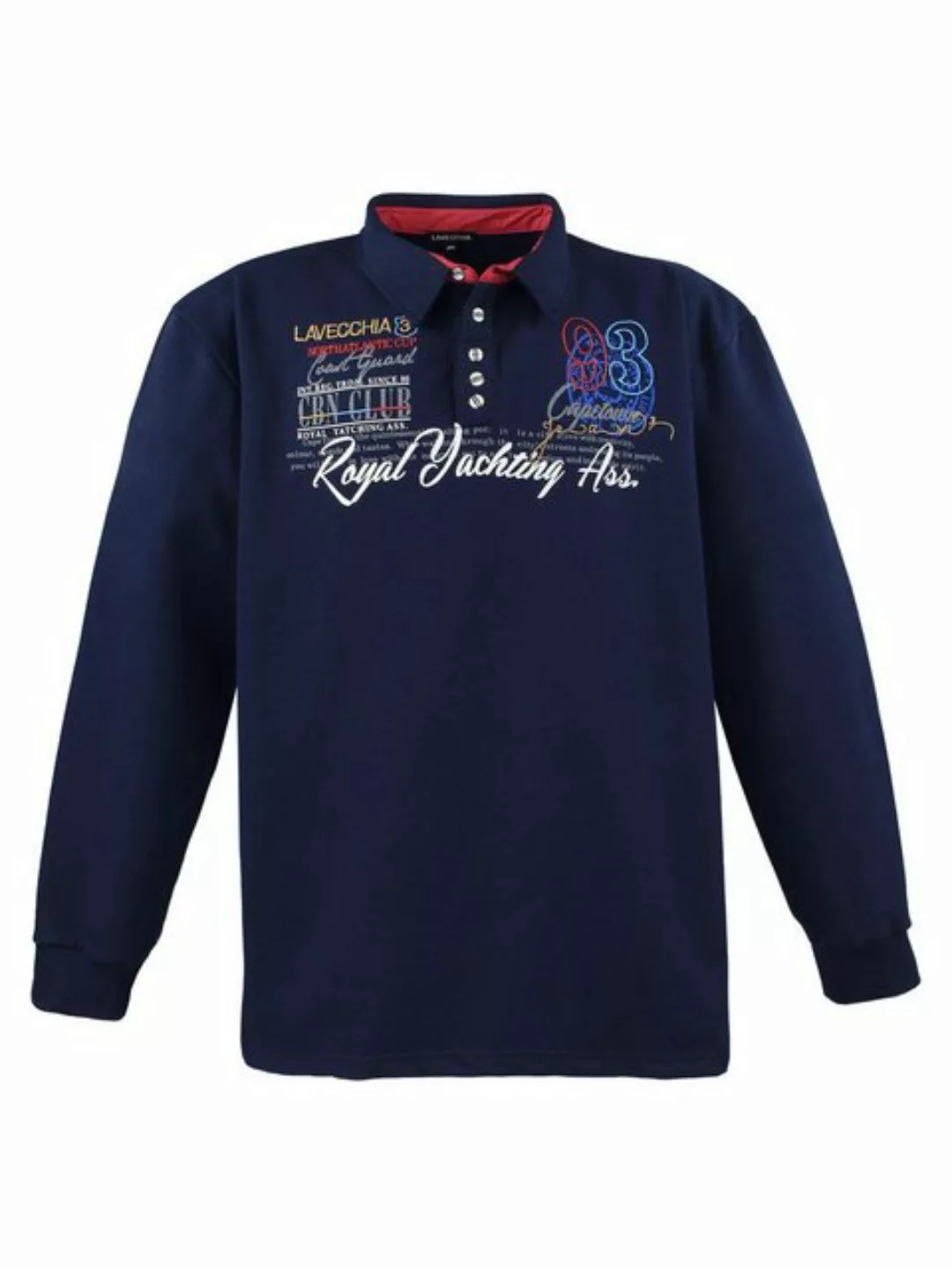 Lavecchia Sweatshirt Übergrößen Shirt LV-2024 Polo Langarmshirt günstig online kaufen