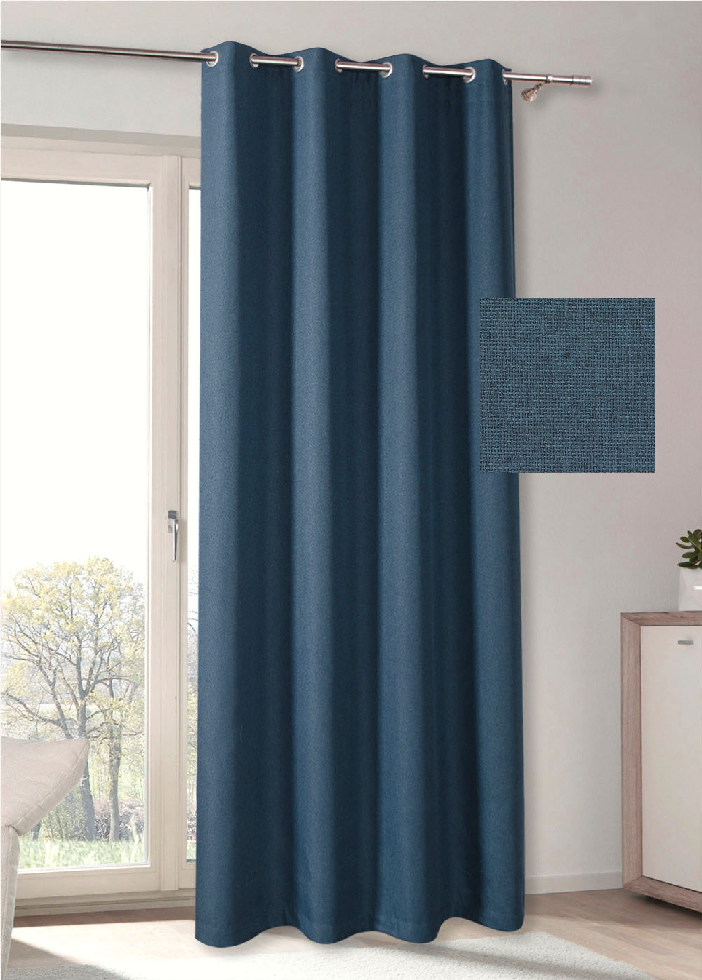 my home Vorhang MAILAND, Ösen (1 günstig online kaufen