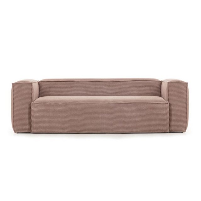 Natur24 Sofa Sofa Blok 2-Sitzer rosa 210cm Couch Sitzgelegenheit günstig online kaufen